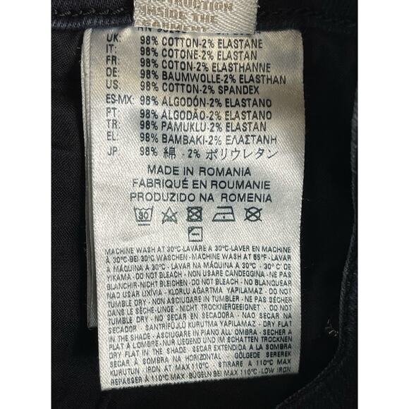 Diesel Jeans Womens 27x32 Dark Blue Sandy Regular Slim Straight Mid Rise Stretch - Picture 10 of 15